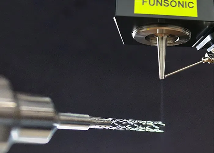 Drug elution balloon catheter ultrasonic spraying 4 Drug elution balloon catheter ultrasonic spraying 4